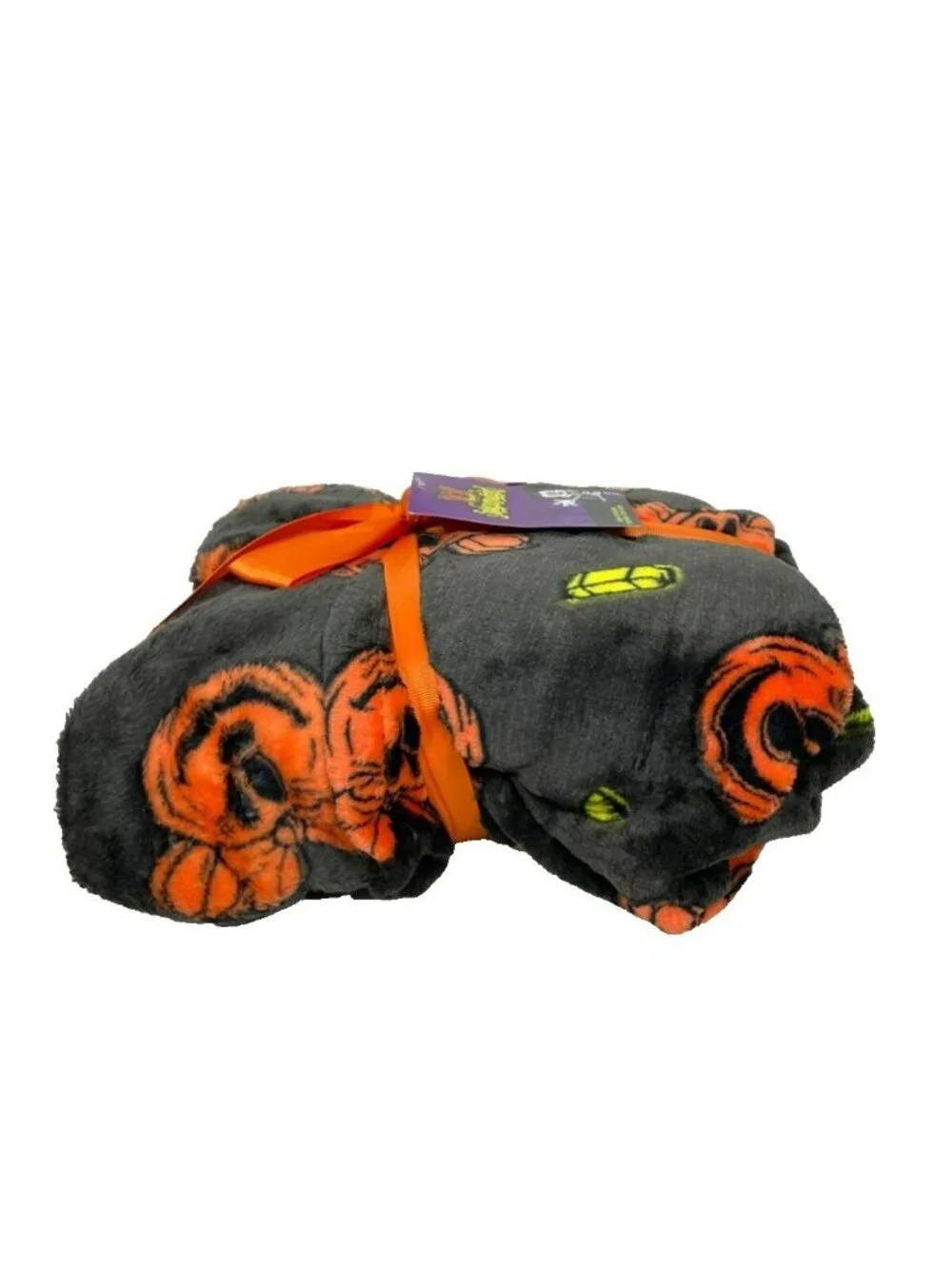 Disney Mickey & Minnie Halloween Plush Throw Blanket 50